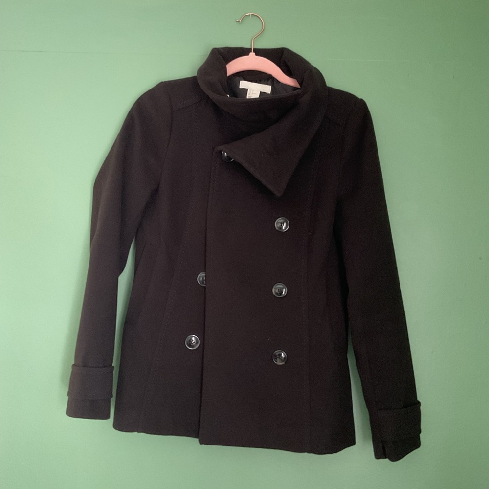 H&M Double Breasted Pea Coat Size 4